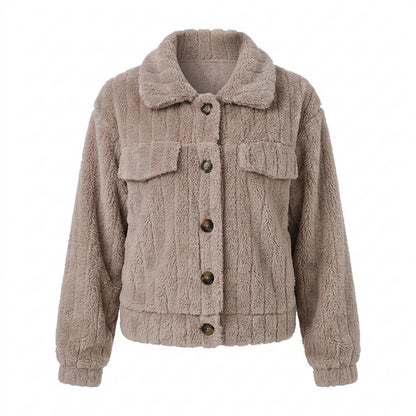 Gentleman Code - Labok | Geknöpft Fleece Jacke Damen