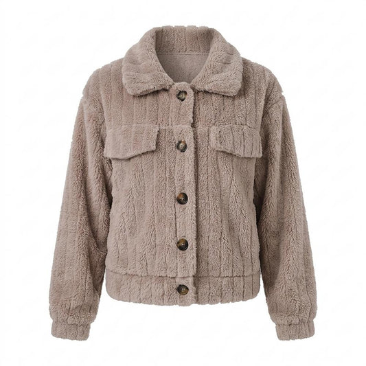 Gentleman Code - Labok | Geknöpft Fleece Jacke Damen