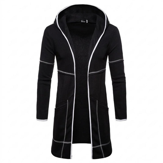 Gentleman Code - Eozir | Langgeschnittener Kontrastfarbener Cardigan Herren