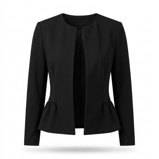 Nobleman Code - Migik | Kragenlose Taillierte Jacke Damen