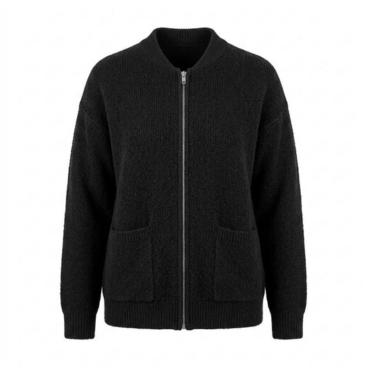 Nobleman Code - Yiled | Grobgestrickt Offen Strickjacke Damen
