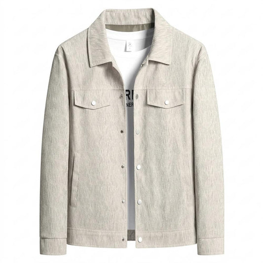 Gentleman Code - Muhon | Strukturiert Geknöpft Jacke Herren