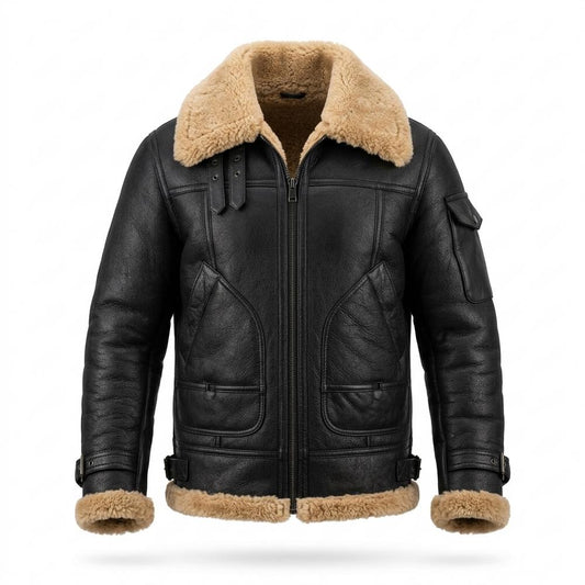 Nobleman Code - Mepov | Gefüttert Robust Lederjacke Herren