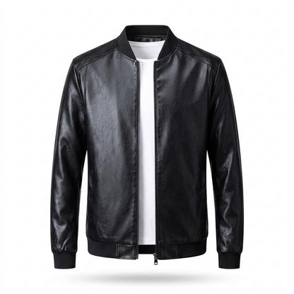 Gentleman Code - Nulul | Gerippt Genarbt Lederjacke Herren