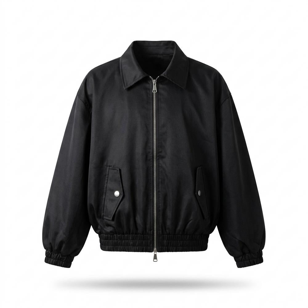 Gentleman Code - Nugas | Glänzende Locker Geschnittene Jacke Herren
