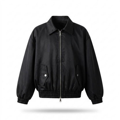 Gentleman Code - Nugas | Glänzende Locker Geschnittene Jacke Herren