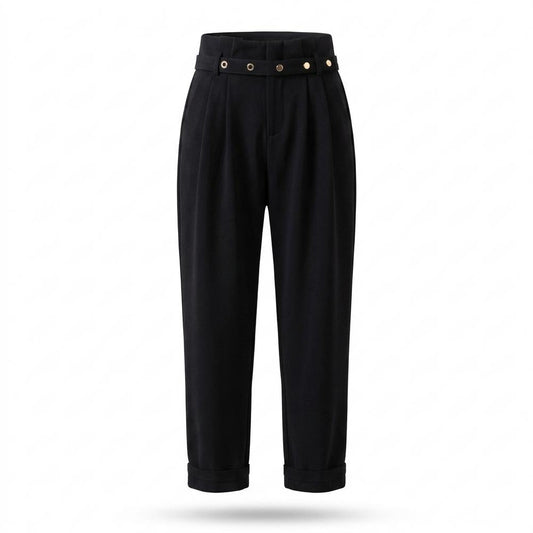 Nobleman Code - Yabur | Gegürtete Plissierte Hose Damen