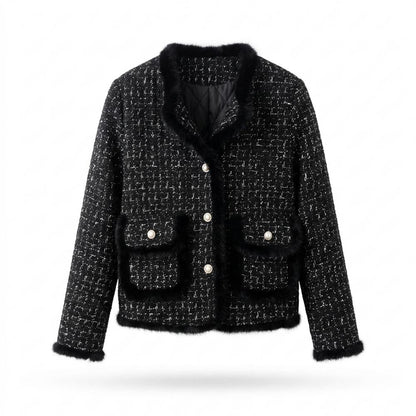 Nobleman Code - Lavit | Gefüttert Strukturiert Jacke Damen