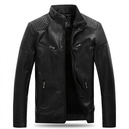 Gentleman Code - Nizes | Gesteppt Gefüttert Lederjacke Herren