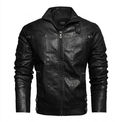Nobleman Code - Aifud | Gesteppt Tailliert Lederjacke Herren