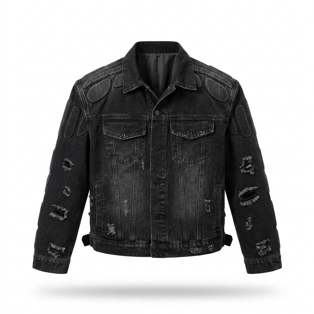 Nobleman Code - Tosir | Used-Look Strukturierte Jacke Unisex