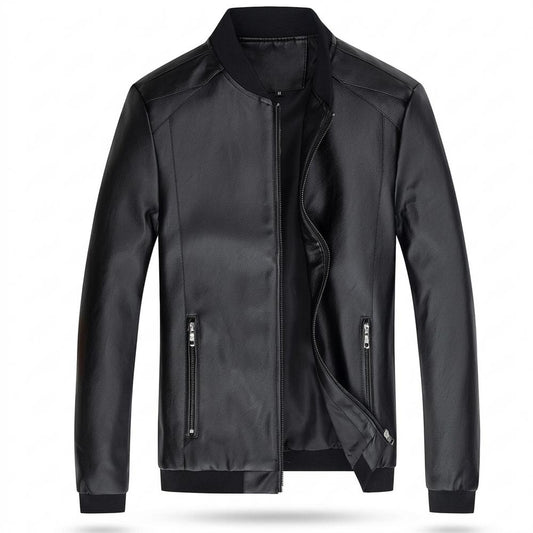 Nobleman Code - Temol | Gefütterte Matte Lederjacke Herren