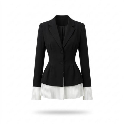 Gentleman Code - Cesut | Tailliertes Plissiertes Kleid Damen