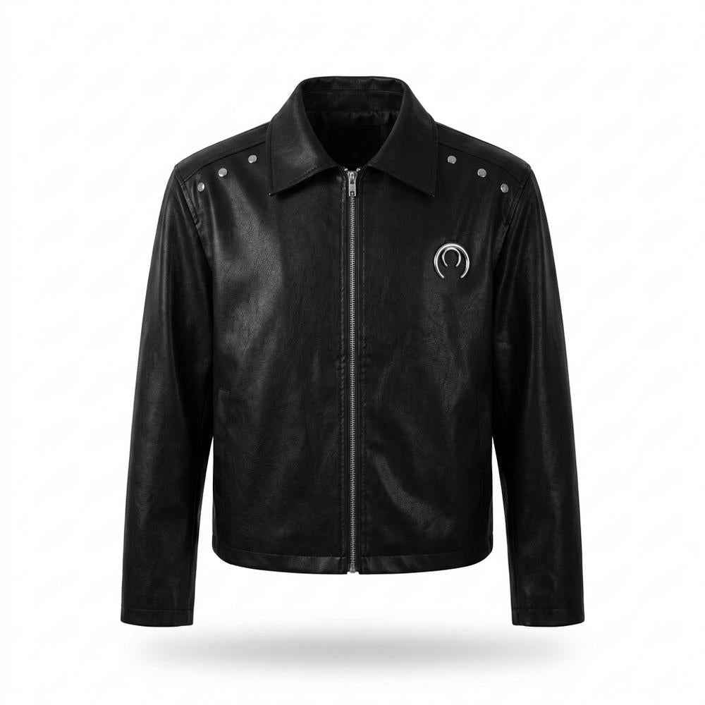 Gentleman Code - Rarev | Genietet Glatt Lederjacke Unisex