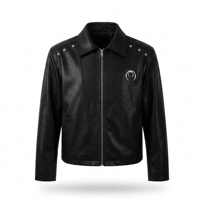 Gentleman Code - Rarev | Genietet Glatt Lederjacke Unisex