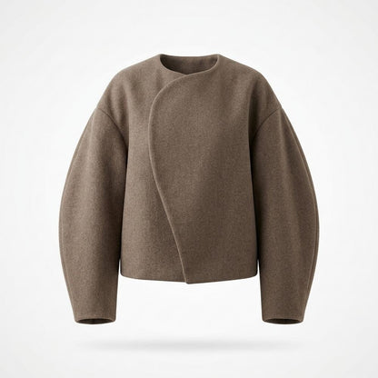Nobleman Code - Zoler | Kragenlos Kurzgeschnitten Jacke Damen