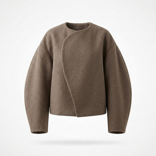Nobleman Code - Zoler | Kragenlos Kurzgeschnitten Jacke Damen