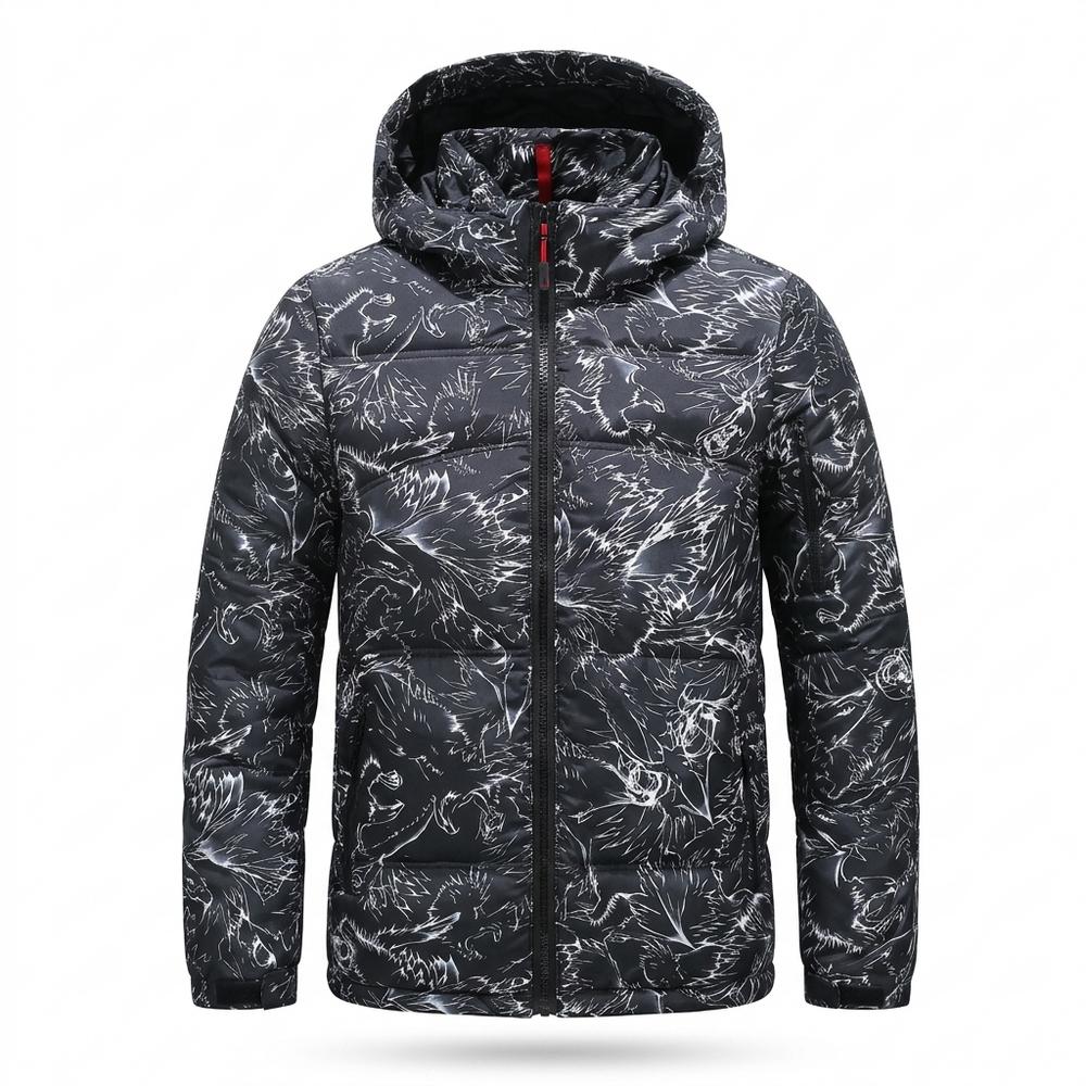 Nobleman Code - Vozul | Wattiert Gemustert Jacke Herren
