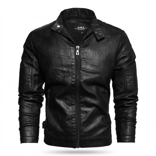 Nobleman Code - Vekin | Tailliert Gesteppt Lederjacke Herren