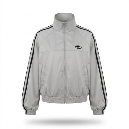 Nobleman Code - Cawel | Kurzgeschnittene Gestreifte Jacke Damen