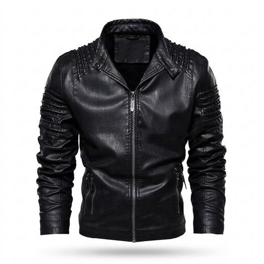 Nobleman Code - Terid | Gesteppt Gefüttert Lederjacke Herren