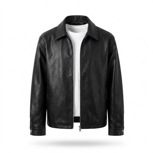 Nobleman Code - Sipad | Genarbt Gekragt Lederjacke Herren