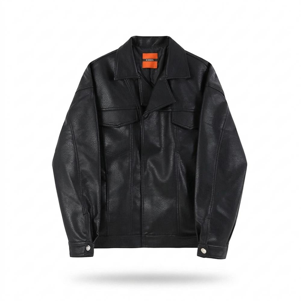 Gentleman Code - Kofok | Kastig Gekörnt Lederjacke Unisex