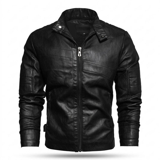 Nobleman Code - Dunod | Tailliert Gesteppt Lederjacke Herren