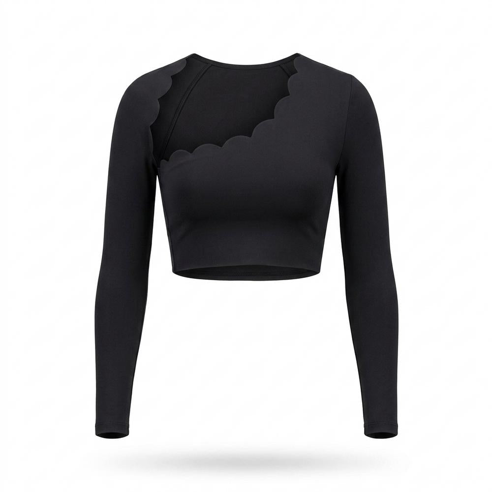 Gentleman Code - Zinad | Asymmetrisches Figurbetontes Top Damen