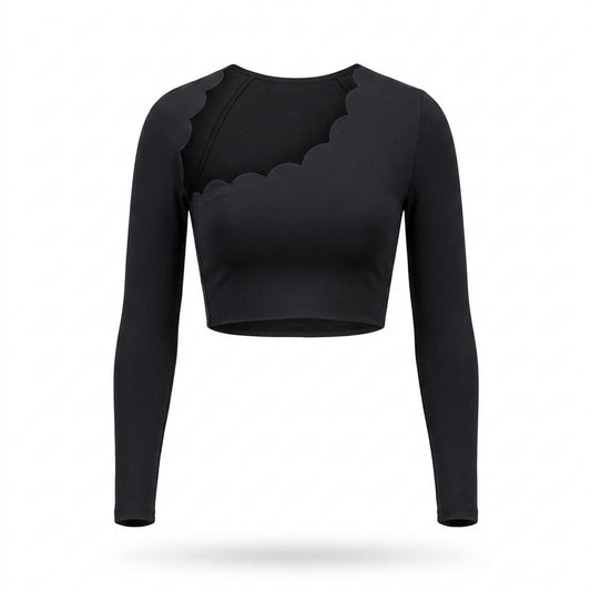 Nobleman Code - Zinad | Asymmetrisches Figurbetontes Top Damen