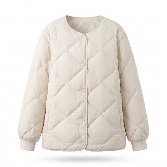 Nobleman Code - Zinam | Gesteppt Kragenlos Jacke Damen