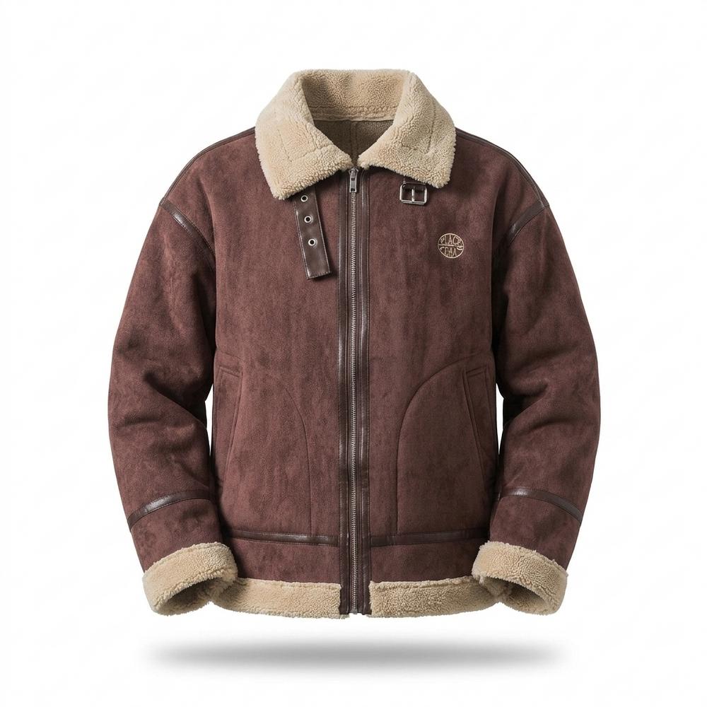 Gentleman Code - Zilel | Gefütterte Kurze Wildleder-Jacke Unisex