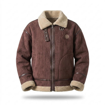 Gentleman Code - Zilel | Gefütterte Kurze Wildleder-Jacke Unisex