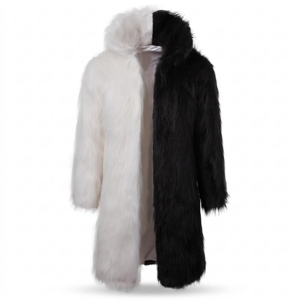 Nobleman Code - Limen | Zweifarbiger Plüschiger Mantel Unisex
