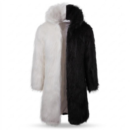 Nobleman Code - Limen | Zweifarbiger Plüschiger Mantel Unisex