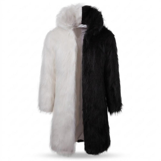 Nobleman Code - Limen | Zweifarbiger Plüschiger Mantel Unisex