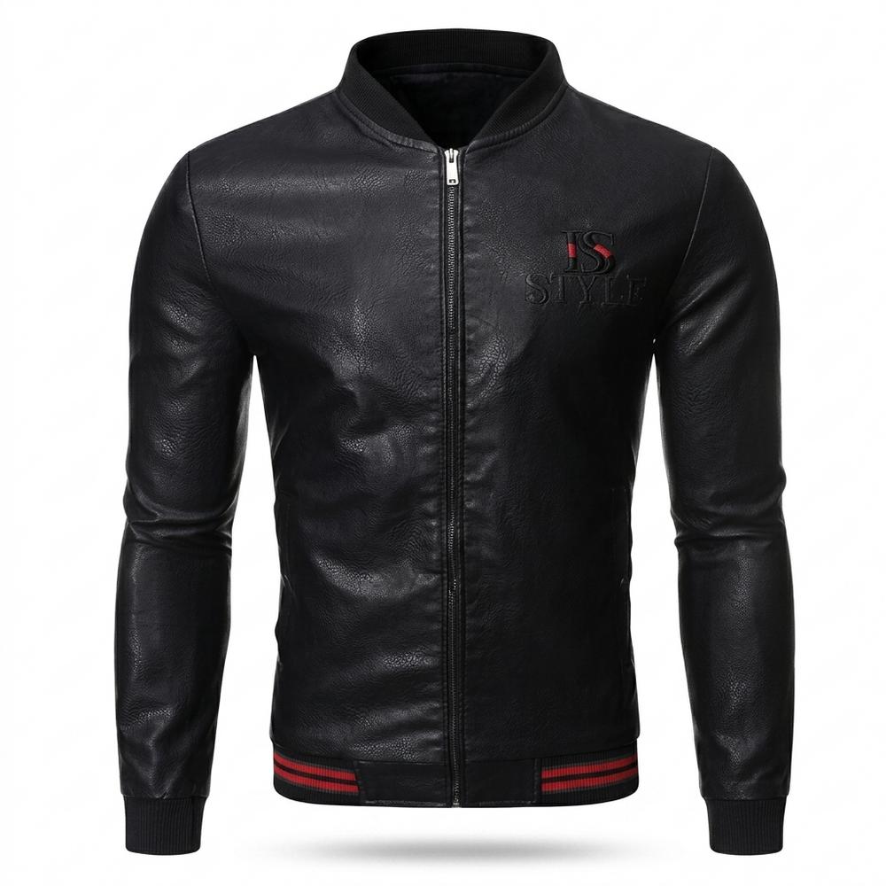 Gentleman Code - Milet | Figurbetont Gerippt Lederjacke Herren