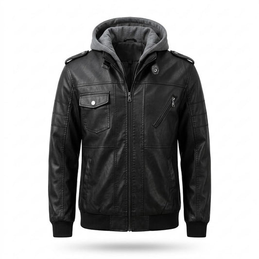 Nobleman Code - Dabol | Gefüttert Gesteppt Lederjacke Herren