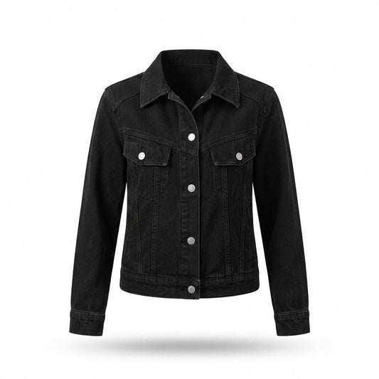 Nobleman Code - Tepet | Geknöpfte Jeans Jacke Damen