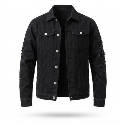 Gentleman Code - Lyven | Zerrissen Geknöpft Jacke Herren