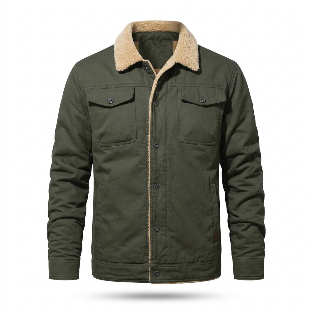 Gentleman Code - Lemed | Gefütterte Geknöpfte Jacke Herren