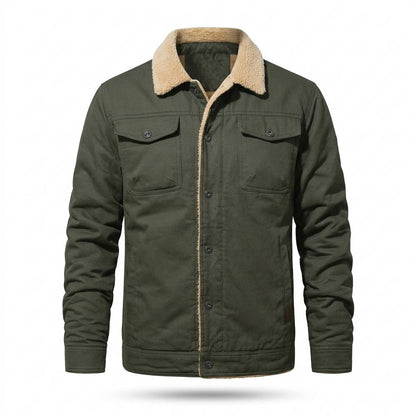 Gentleman Code - Lemed | Gefütterte Geknöpfte Jacke Herren