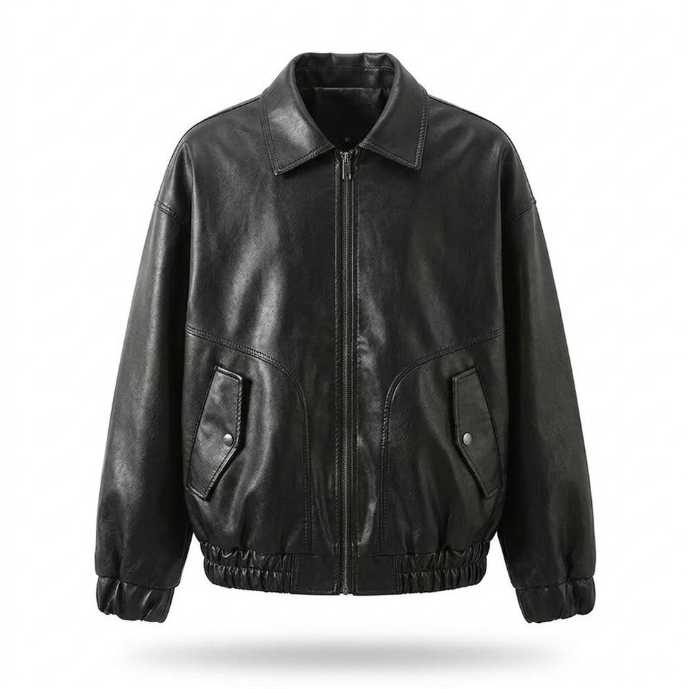 Gentleman Code - Nupuv | Reißverschluss Blouson Lederjacke Unisex
