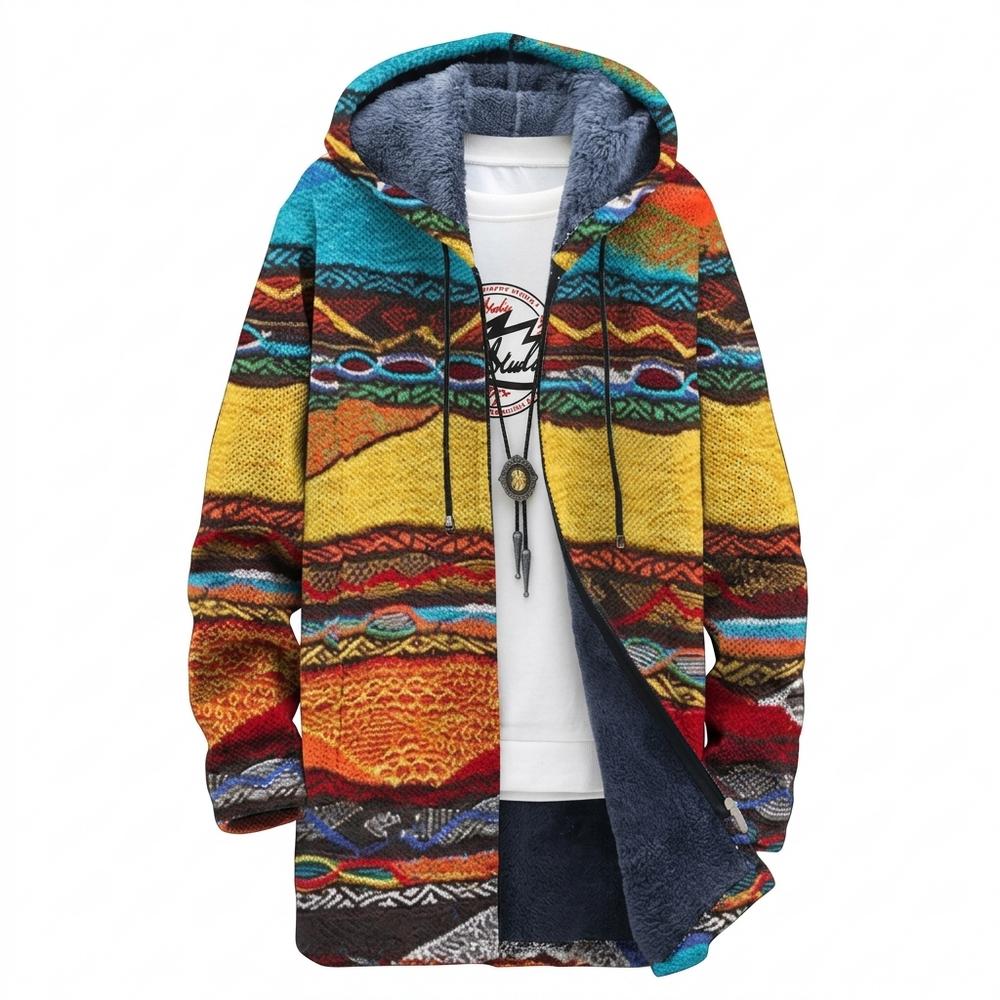 Gentleman Code - Rinuk | Gefüttert Gestrickt Strickjacke Herren