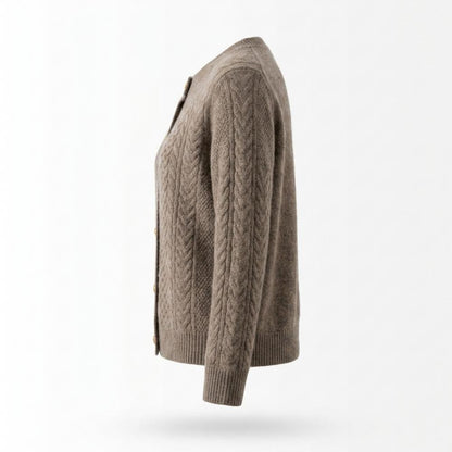 Nobleman Code - Domer | Gestrickt Strukturiert Cardigan Damen