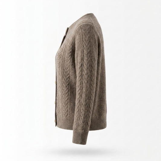 Gentleman Code - Domer | Gestrickt Strukturiert Cardigan Damen