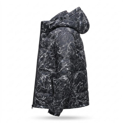Nobleman Code - Vozul | Wattiert Gemustert Jacke Herren
