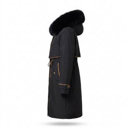 Gentleman Code - Aivav | Gefütterter Taillierter Mantel Damen