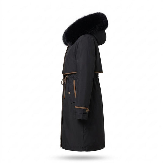 Gentleman Code - Aivav | Gefütterter Taillierter Mantel Damen
