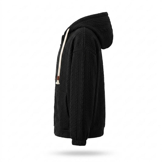 Nobleman Code - Rodos | Strukturiert Gestrickt Hoodie Unisex